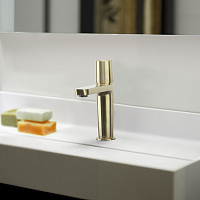 Ramonsoler Tzar Смеситель для раковины однорычажный, цвет: золото брашированное 340401OC