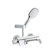 Ramonsoler Urban Chic Смеситель настенный однорычажный с душем и каскадным изливом, цвет: хром 210501K1