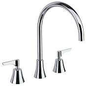 Ramonsoler Adagio Смеситель для раковины на 3 отверстия, цвет: хром 914201ML