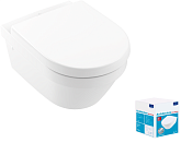 Villeroy & Boch Architectura Унитаз подвесной безобод с крышкой 37x53 цвет: Альпийский белый глянц. 4694HR01