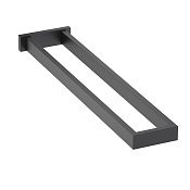 Timo Selene Полотенцедержатель двойной подвесной, латунь цвет: черный матовый 14052/03