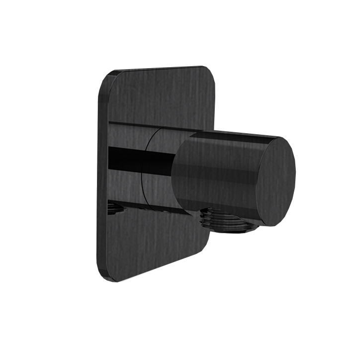 Almar Kuky Шланговое подключение для лейки с держателем, цвет: brushed absolute black E095038.AB