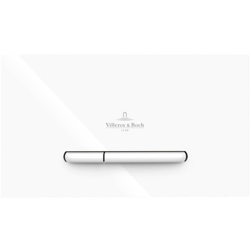 Villeroy & Boch Viconnect Кнопка смыва для унитаза, пластик, цвет: Белый глянцевый 92218068