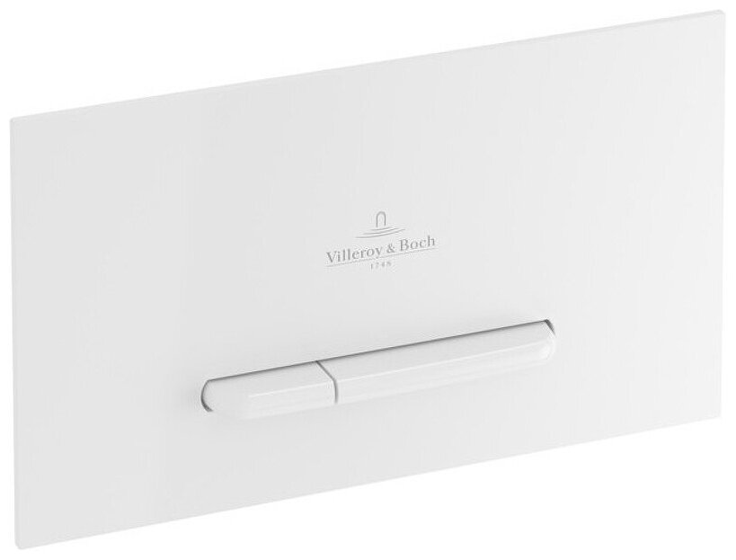 Villeroy & Boch Viconnect Кнопка смыва для унитаза, пластик, цвет: Белый глянцевый 92218068