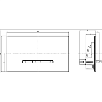 Villeroy & Boch Viconnect Кнопка смыва для унитаза, пластик, цвет: Белый глянцевый 92218068