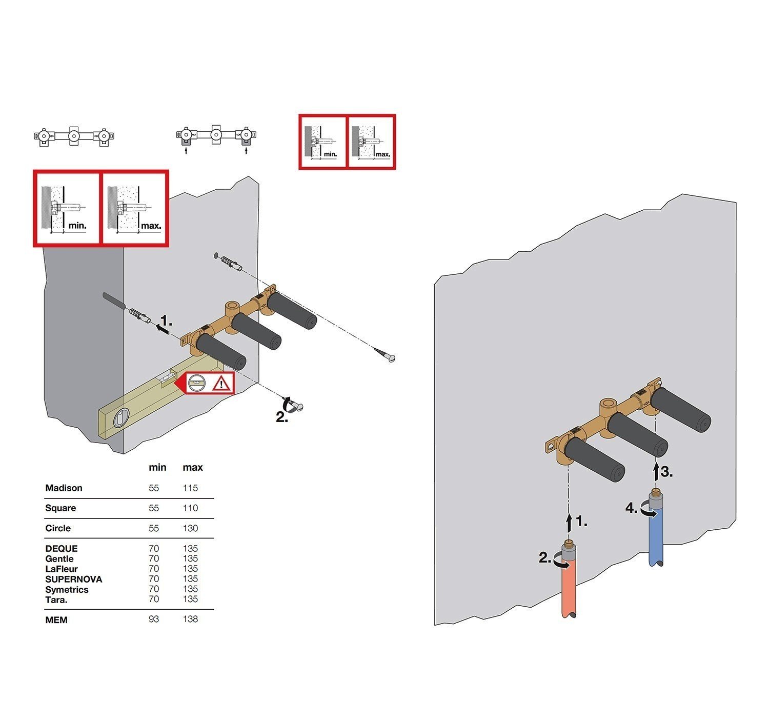 Dornbracht Внутреняя часть смесителя, цвет: хром 35707970-90