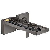 Axor MyEdition Смеситель для раковины встраиваемый внешняя часть, с д/к, цвет: шлифован. черный хром 47062340