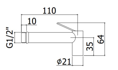 Paffoni Tweet Round Гигиеническая лейка, цвет: черный матовый ZDOC120NO