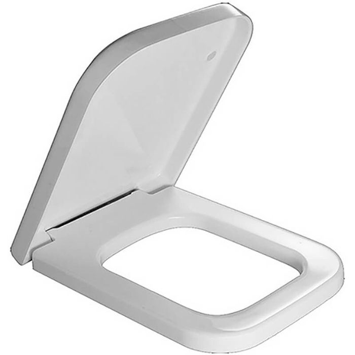 GSI Traccia Крышка-сиденье для унитаза с микролифтом, крепление хром, цвет: белый глянцевый MS69CN11