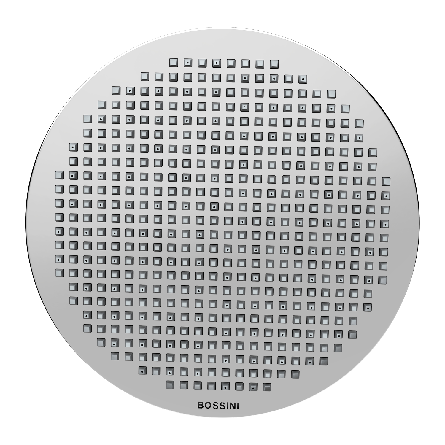 Bossini Apice Верхний душ d28 см, 1 вид струи, кронштейн настенный 33 см, цвет: chrome H70430H.030