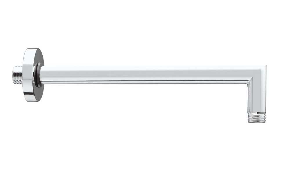 Bossini Apice Верхний душ d28 см, 1 вид струи, кронштейн настенный 33 см, цвет: chrome H70430H.030