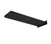 Almar Smart Верхний душ с кронштейном настенным 53,7х19,2 см, 2 режима, цвет: polished deep black E044199.DB