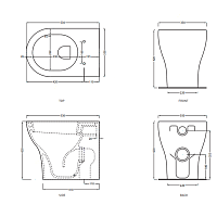 Cielo Enjoy Сиденье съемное для унитаза, микролифт, цвет: тальк CPVEJNEWFTL