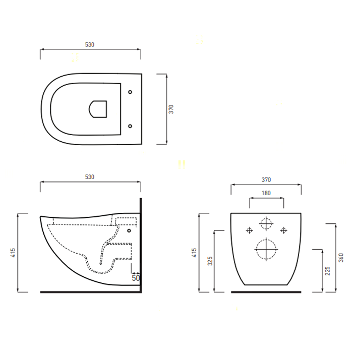Cielo Fluid Сиденье для унитаза, микролифт, цвет: глянцевый черный CPVFLTFN