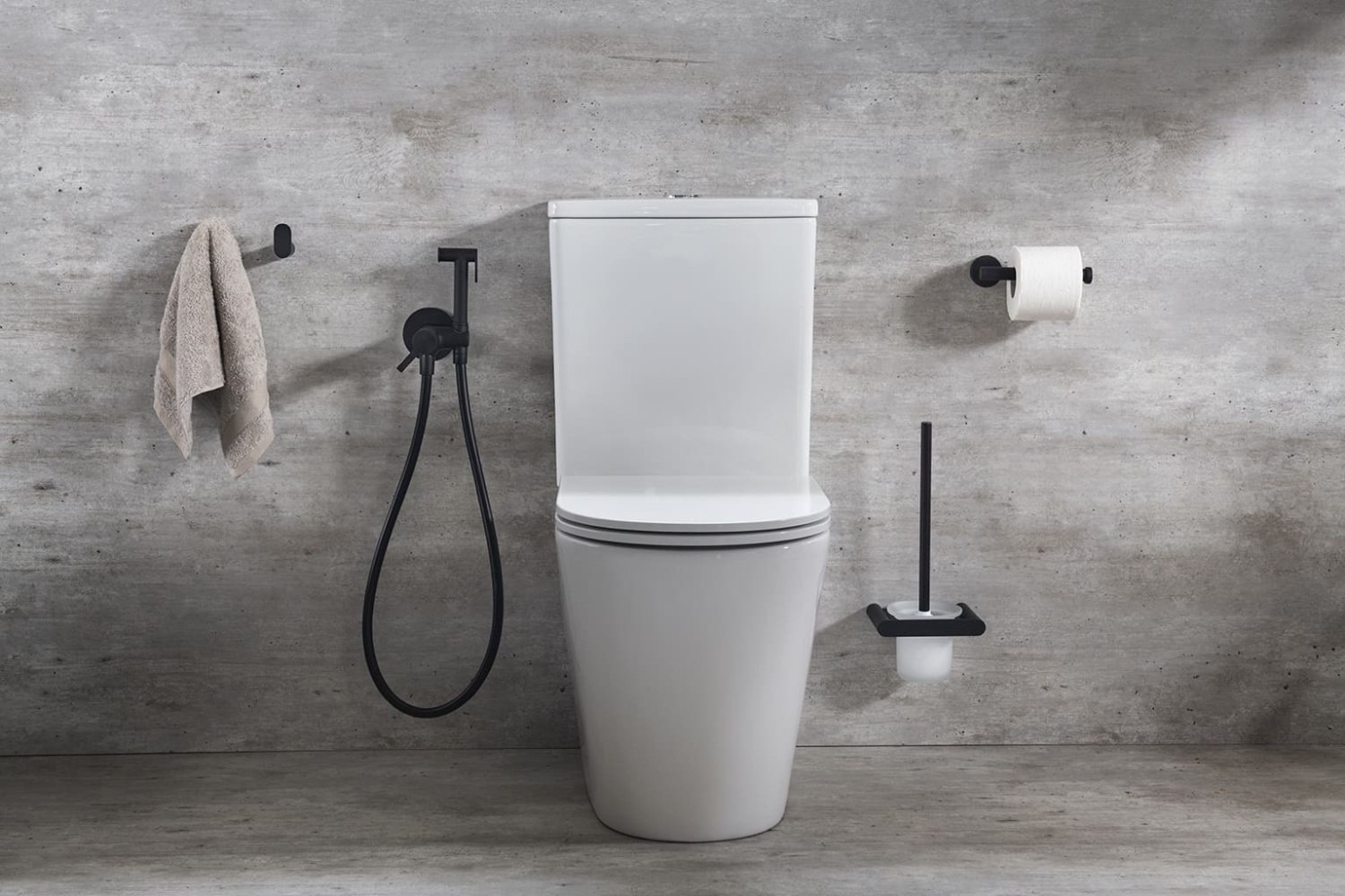 Ramonsoler Drako Гигиенический душ с магнитным клапаном, цвет: матовый черный 336801WCNM