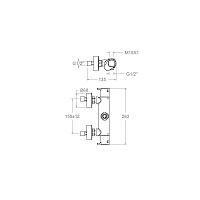 Ramonsoler Alexia Термостат, цвет: золото брашированное 361202SOC