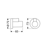 Hansgrohe Декоративная накладка для углового вентиля, цвет: полированное золото 13950990