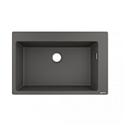 Hansgrohe S51 Кухонная мойка встраиваемая сверху 1 чаша 77x51 см, цвет: серый камень 43313290