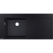 Hansgrohe S51 Кухонная мойка встраиваемая сверху 1 чаша 105x51 см, цвет: черный графит 43330170