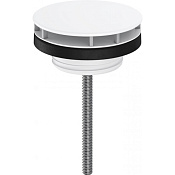 Hansgrohe Донный клапан с фиксированной крышкой, для раковины, универ., цвет: белый матовый 50001700