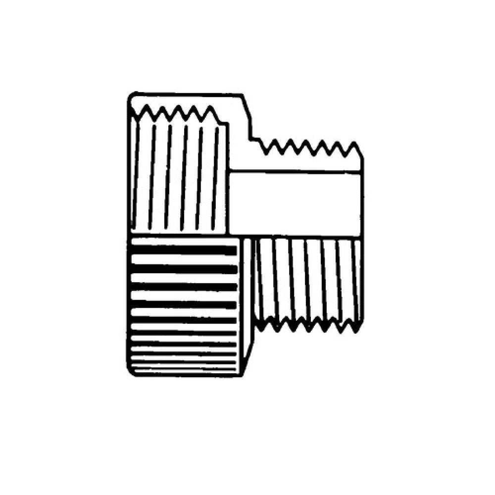 Hansgrohe Переходник с резьбой 3/4 на 1/2, цвет: хром 02024000