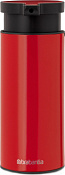 Brabantia Profile New Дозатор для жидкого мыла, нержавеющая сталь цвет: красный 106989
