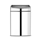 Brabantia Touch Bin Мусорное ведро нажимн., нержавеющая сталь на 10л, цвет: полированная сталь 477201