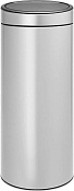 Brabantia Touch Bin New Мусорное ведро нажимн., нержавеющая сталь на 30л, цвет: серый металлик 115387