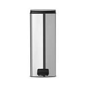 Brabantia Pedal Bin Мусорное ведро с педалью, нержавеющая сталь на 25л, цвет: стальной матовый FPP 369407