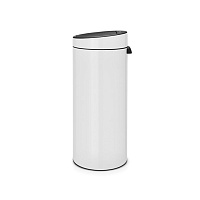 Brabantia Touch Bin New Мусорное ведро нажимн., нержавеющая сталь на 30л, цвет: белый 115141
