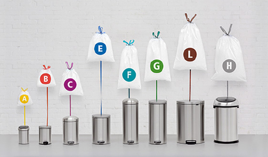 Brabantia NewIcon Мусорное ведро с педалью, нержавеющая сталь на 30л, цвет: белый 111785