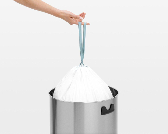Brabantia Touch Bin Мусорное ведро нажимн., нержавеющая сталь на 60л, цвет: стальной матовый FPP 484506