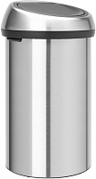Brabantia Touch Bin Мусорное ведро нажимн., нержавеющая сталь на 60л, цвет: стальной матовый FPP 484506