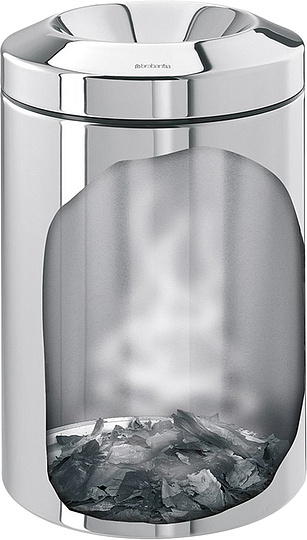 Brabantia Мусорное ведро без крышки, нержавеющая сталь на 7л, цвет: стальной полированный 378928