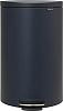Brabantia FlatBack Мусорное ведро с педалью, нержавеющая сталь на 30л, цвет: минерально-синий 103940
