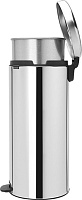 Brabantia NewIcon Мусорное ведро с педалью, нержавеющая сталь на 30л, цвет: стальной полированный 114762