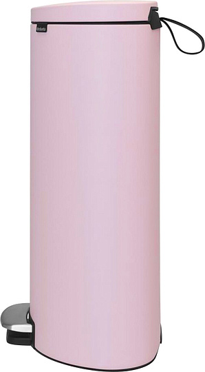 Brabantia FlatBack Мусорное ведро с педалью, нержавеющая сталь на 30л, цвет: минерально-розовый 103988