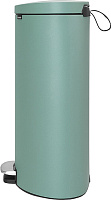 Brabantia FlatBack Мусорное ведро с педалью, нержавеющая сталь на 30л, цвет: минерально-мятный 103964