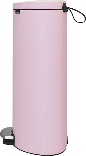 Brabantia FlatBack Мусорное ведро с педалью, нержавеющая сталь на 40л, цвет: минерально-розовый 103926