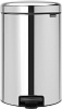 Brabantia NewIcon Мусорное ведро с педалью, нержавеющая сталь на 20л, цвет: стальной полированный 114267