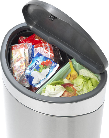 Brabantia Touch Bin New Мусорное ведро нажимн., нержавеющая сталь на 33л, цвет: стальной матовый FPP 112867