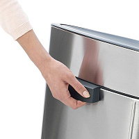 Brabantia Touch Bin New Мусорное ведро нажимн., нержавеющая сталь на 33л, цвет: стальной матовый FPP 112867