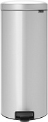 Brabantia NewIcon Мусорное ведро с педалью, нержавеющая сталь на 30л, цвет: серый металлик 114465
