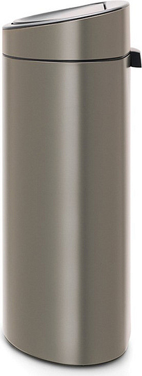 Brabantia Touch Bin New Мусорное ведро нажимн., нержавеющая сталь на 40л, цвет: платиновый 114908