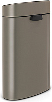 Brabantia Touch Bin New Мусорное ведро нажимн., нержавеющая сталь на 40л, цвет: платиновый 114908