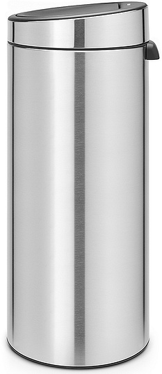 Brabantia Touch Bin New Мусорное ведро нажимн., нержавеющая сталь на 30л, цвет: стальной матовый 115349