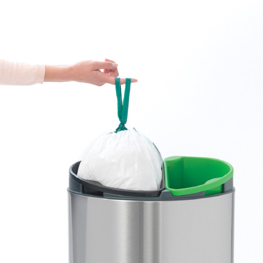 Brabantia Touch Bin New Мусорное ведро нажимн., нержавеющая сталь на 33л, цвет: стальной матовый 100680