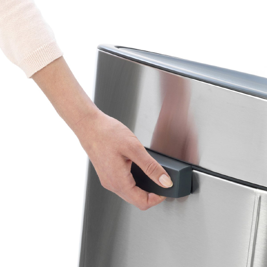 Brabantia Touch Bin New Мусорное ведро нажимн., нержавеющая сталь на 33л, цвет: стальной матовый 100680
