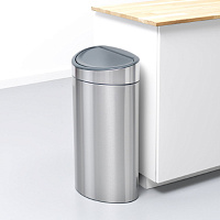 Brabantia Touch Bin New Мусорное ведро нажимн., нержавеющая сталь на 33л, цвет: стальной матовый 100680