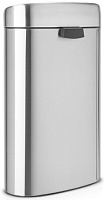 Brabantia Touch Bin New Мусорное ведро нажимн., нержавеющая сталь на 33л, цвет: стальной матовый 100680